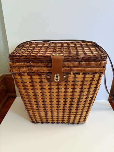 Vintage 60s wicker picnic - vintage,
