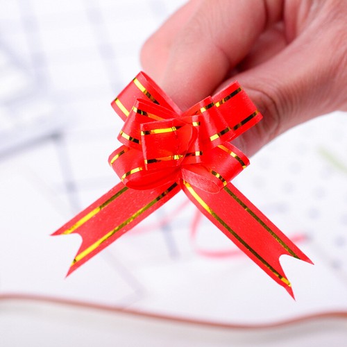 4cm small red pull bows - 4cm,