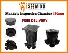 470mm Inspection Chamber Manhole - Base, Riser, Round Cover & Frame