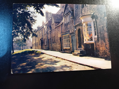 Vintage postcard chipping - uk, postcard,
