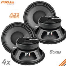 4x PRV Audio 10W650A Midbass