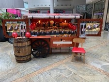 Market selling cart stall - selling,