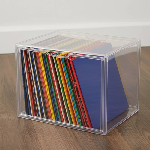 Vinyl record storage box - record,