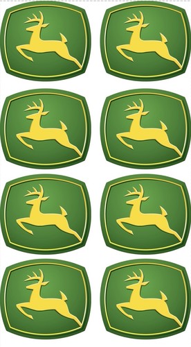 John deere lawnmower - deere, stickers