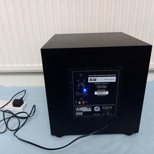 Black 200w active elac debut - black,