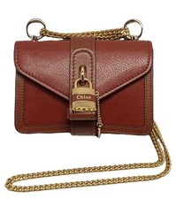 Chloe Ady Chain Mini Leather Shoulder Bag Made In italy