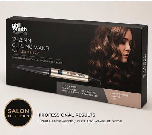Curling wand 25mm - curling, 200°c