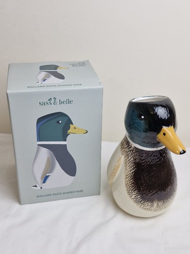 New mallard duck shaped vase - mallard,