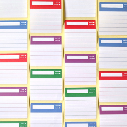 Floppy disk labels for 5 - disk,