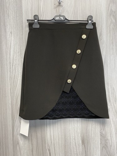 Vesper black mini - black, skirt