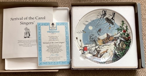 Wedgwood christmas plates - wedgwood,