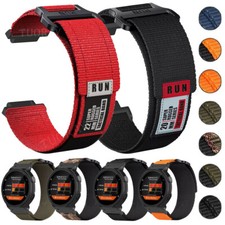Military Nylon Loop Watch Strap Band For Garmin Forerunner 220 235 620 630 735XT