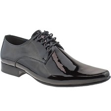 MENS GOOR SMART PATENT SHOES