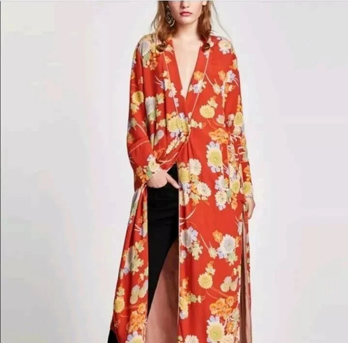 Zara trf outerwear boho floral - zara,
