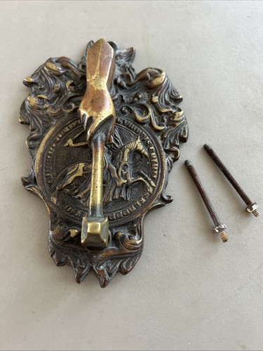 Vintage masonic bronze knights - masonic,