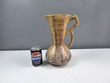 Large SylvaC Pottery Mottled Pattern Jug - 1950's - 2 Part Handle - 29 cm Tall -