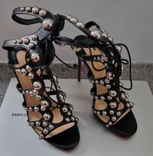 Christian Louboutin Amazoubille Kidskin Gladiator SIZE UK 5.5, EUR 38.5
