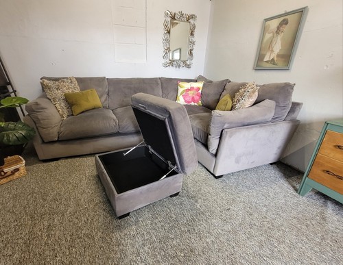Next home grey velvet - at,