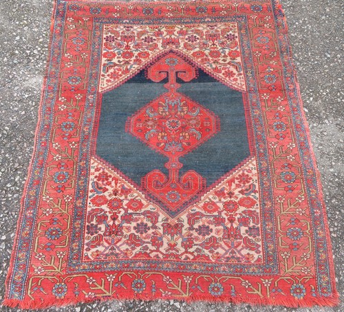 Antique kurdish bidjar rug - kurdish,