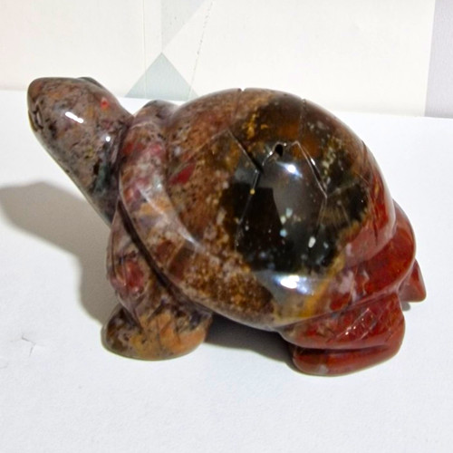 Hand carved dragon - dragon, bloodstone