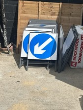 White And Blue "Directional"