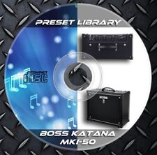 700 Patches BOSS KATANA 50 MK-1 (MKI) Custom Tone Preset LIbrary