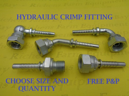 Hydraulic hose crimp fitting - hose,