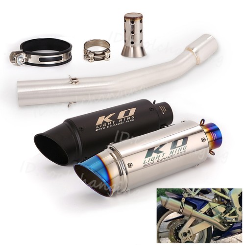 Exhaust pipe black - muffler, mid