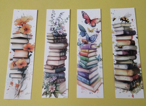 Double sided bookmarks - 4, bookmarks/page