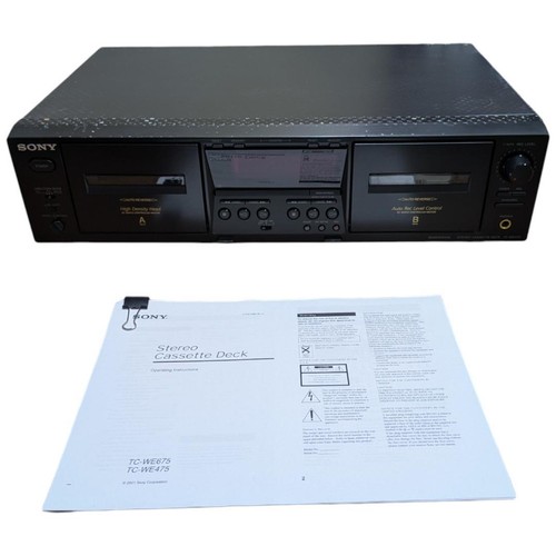 Sony we475 dual auto - sony, tc-we475