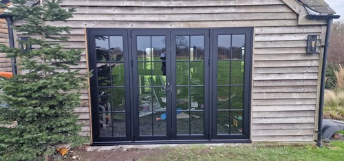 Steel style doors with side - doors, 2