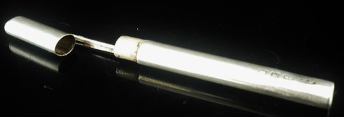 Sterling silver needle case - sterling,