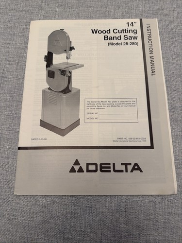 Delta wood cutting - 14”,