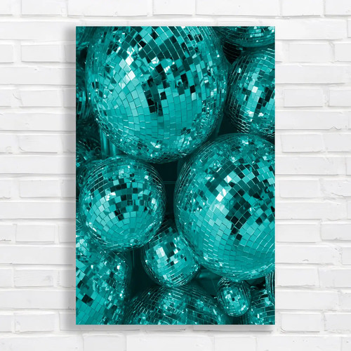 Disco ball mirrored mosaic - disco,