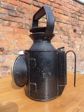 Antique BR Railway Lamp inc.Insert Display Collector Green Red White Filter