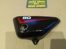  YAMAHA RD50M , BLACK (oil tank) L/H SIDE  COVER  ,pre-owned.NLA.