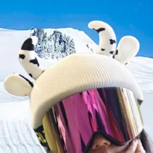Ski helmet cover knit hat - helmet,