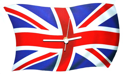 Union jack clock - union,