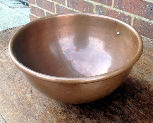 Antique copper jelly mould