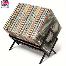 Metal Vinyl Record Stand Holds