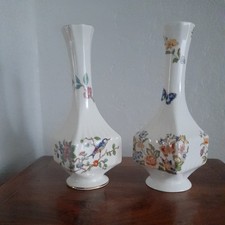 Two Aynsley Porcelain Bud
