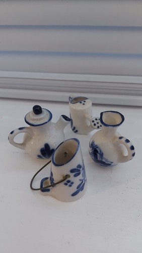 Vintage miniature blue - vintage,