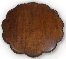 Beautiful Antique 19thc Lazy Susan English Wooden Rotary Display Turntable Tray