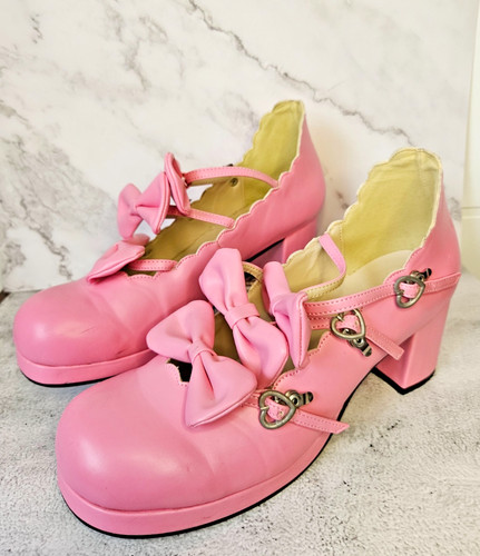 Body line pink bow heels - line,