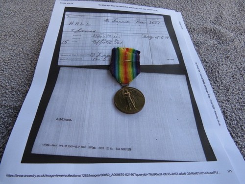 1914 1919 victory medal - ww,