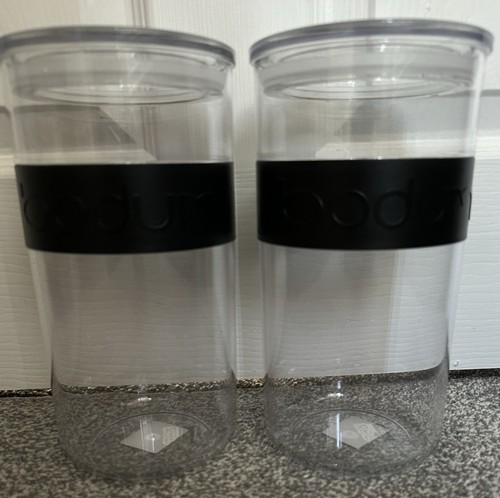 Bodum glass storage jars - glass,