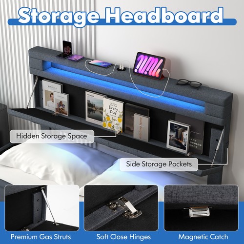 Double bed frame - bed,