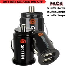 OFFICIAL GRIFFIN USB In Car DUAL Charger Cigarette Lighter Adapter All Phones