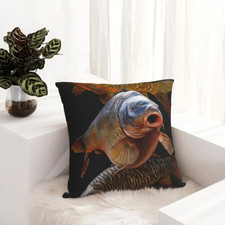 Beautiful mirror carp soft cushion cover 45cm x 45cm