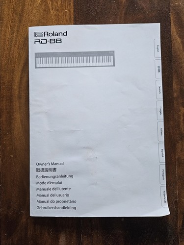 Roland owner s manual - roland, owner's